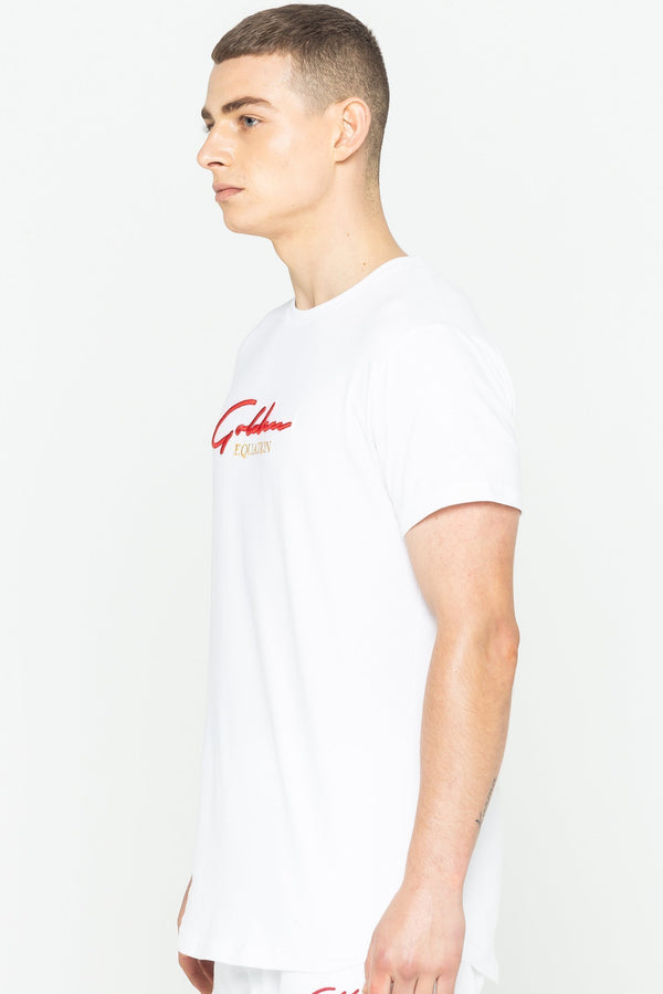 Guide Signature Men's T-Shirt - White from Golden Equation