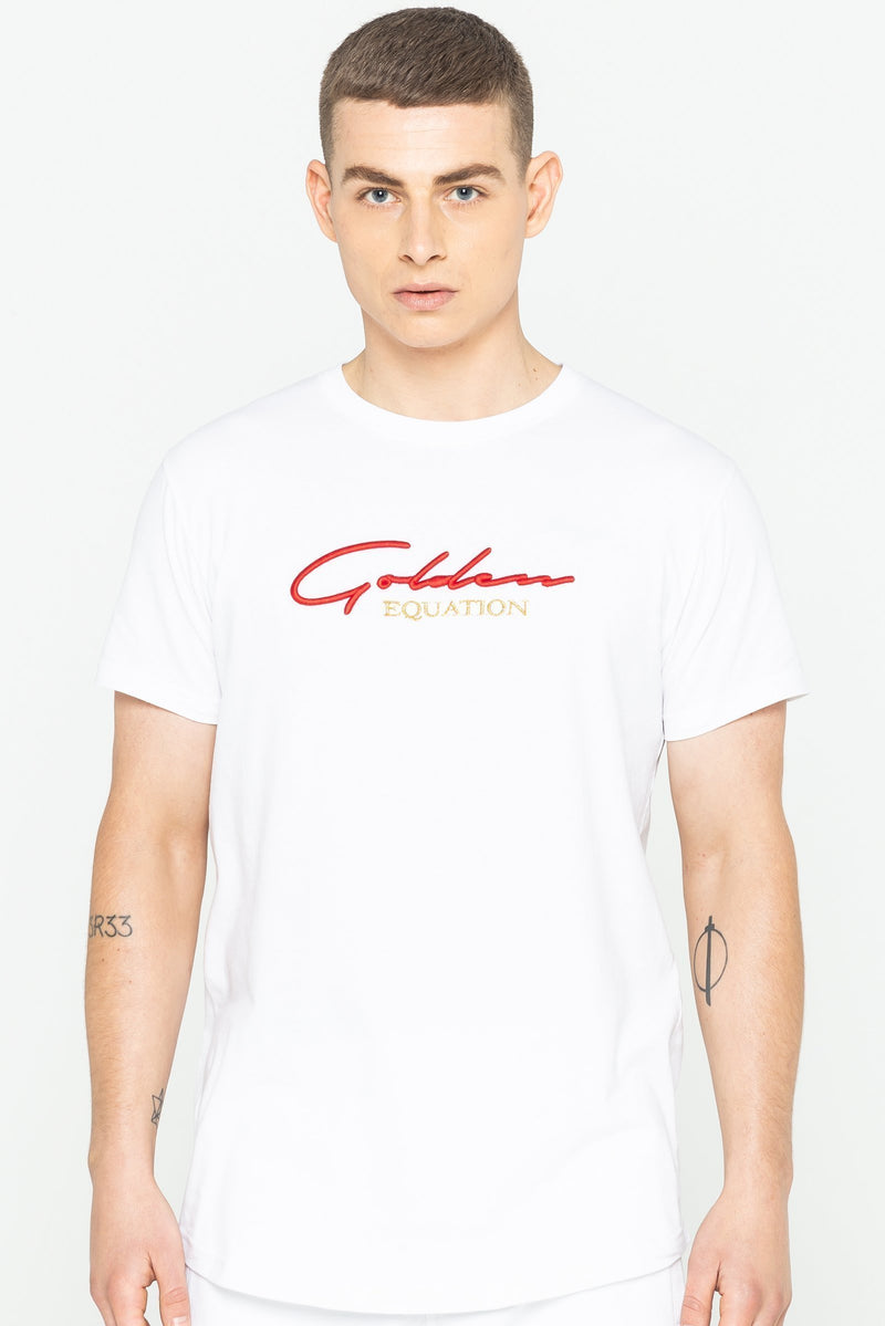Guide Signature Men's T-Shirt - White from Golden Equation